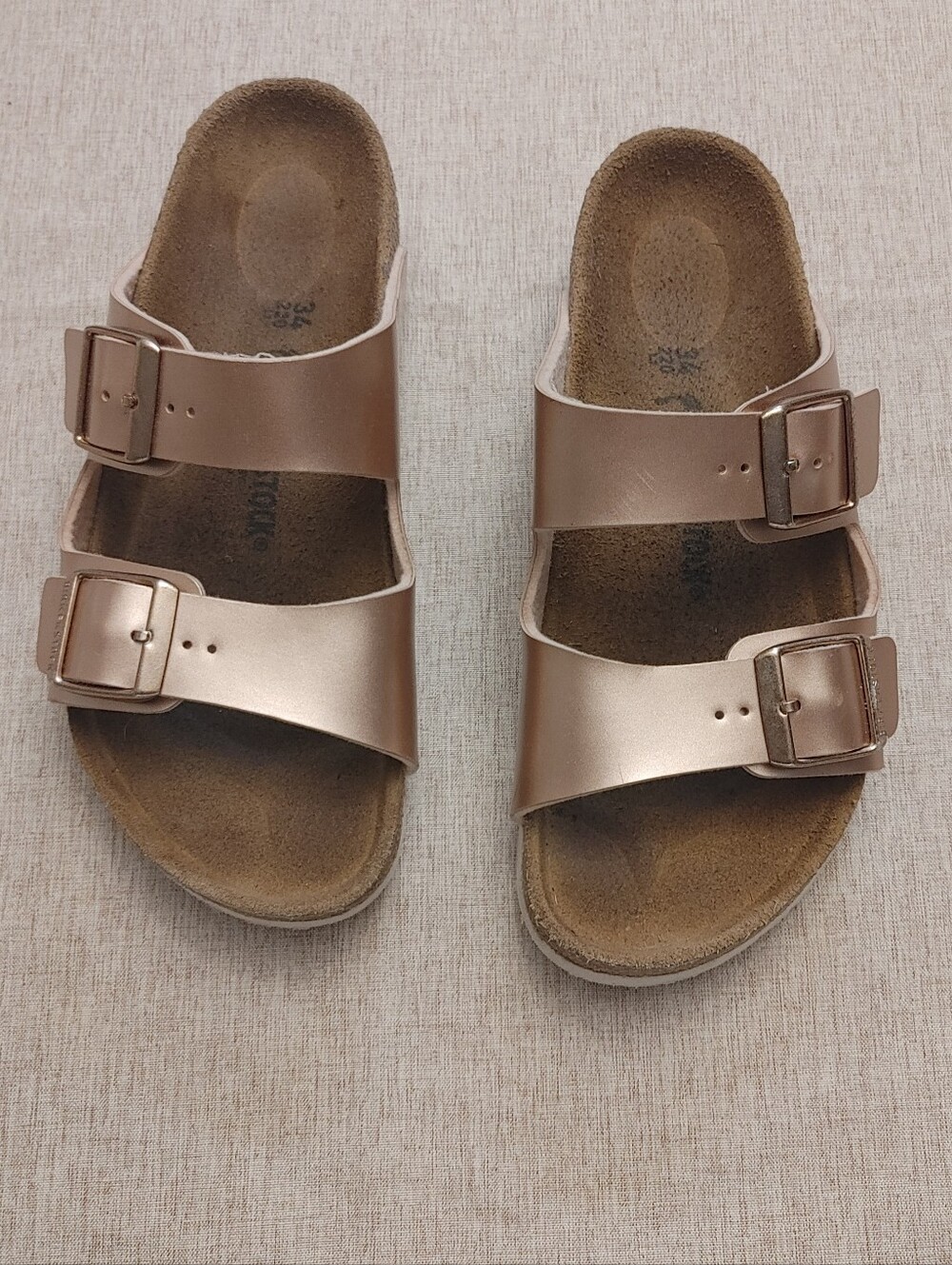 Birkenstock Arizona Kids In Electric Metallic Copper - Picture 3 of 11